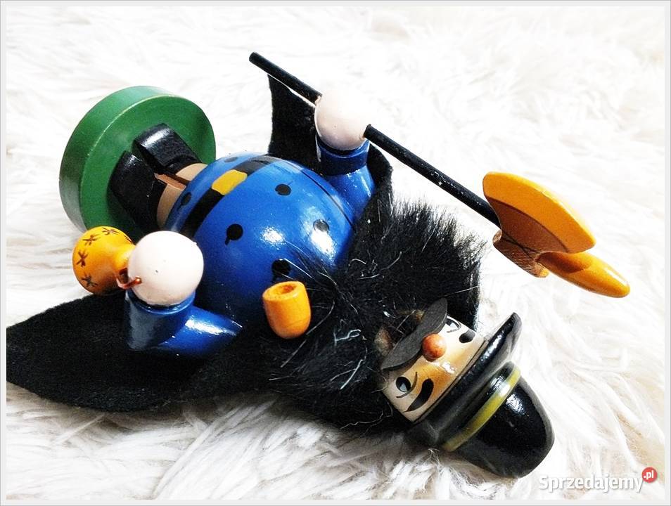 Stara figurka drewniana Strażnik na Święta sprzedam