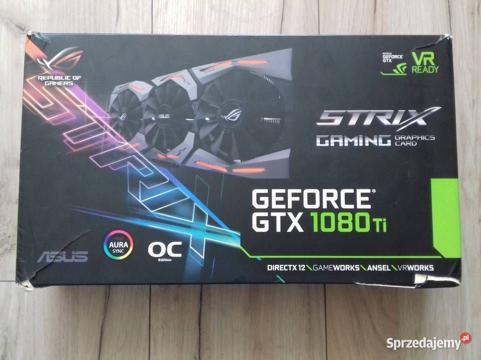 ASUS ROG STRIX GTX 1080Ti GAMING 11GB GDDR5 Bydgoszcz