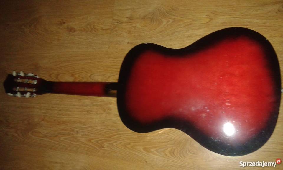 Używana gitara klasyczna 34 pokrowiec3kostki do praworęczna Szamotuły