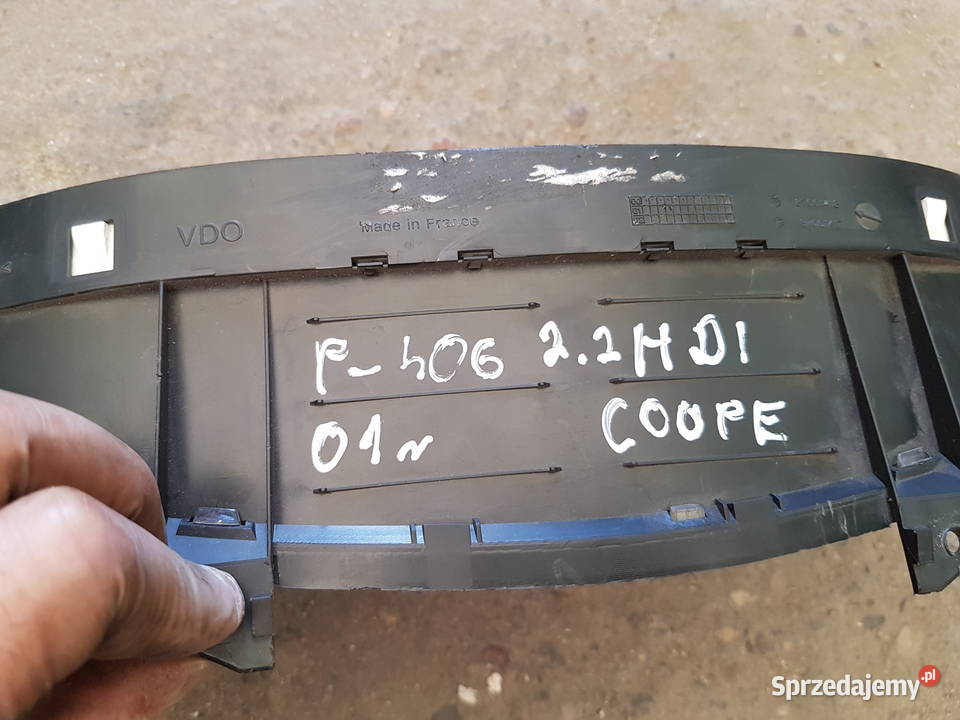 PEUGEOT 406 22 HDI LICZNIK ZEGAR PEUGEOT 406 Wyposażenie wnętrza Turek