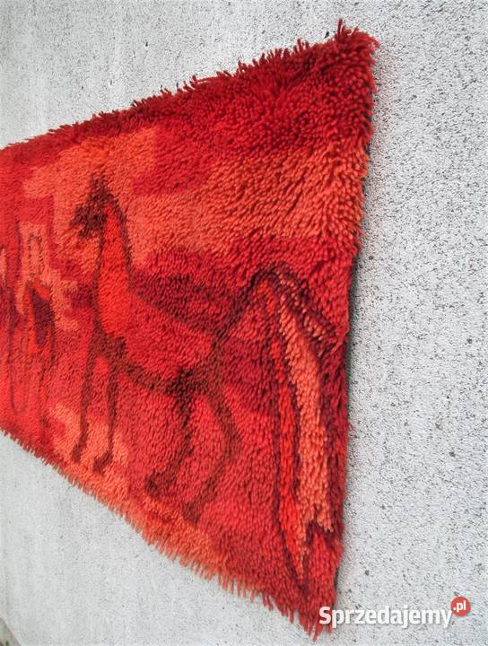 Dywankilim Rya rug Szwecja lat 60 Lublin