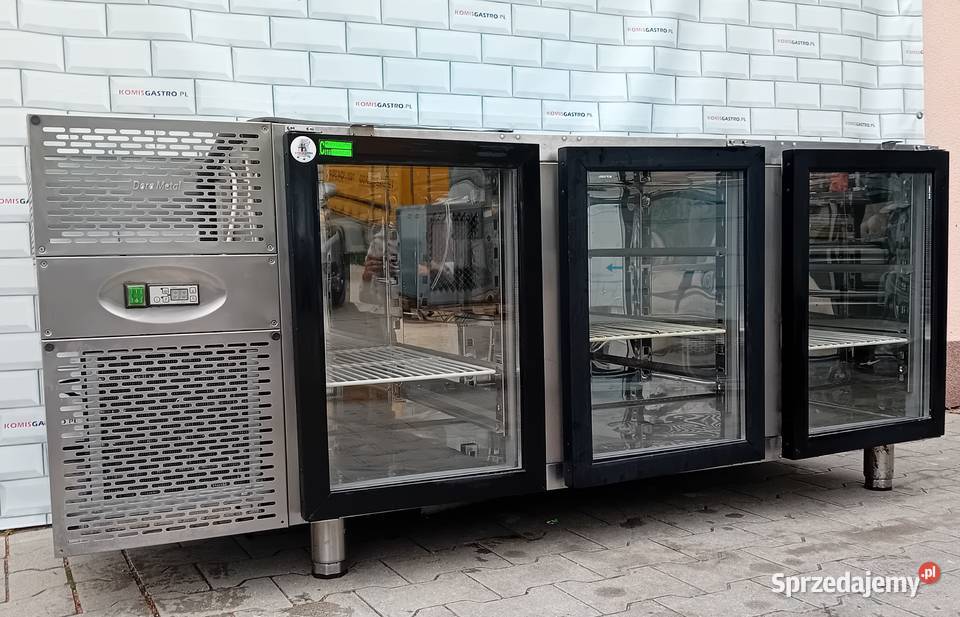 Stół chłodniczy podblatowy przeszklony 3drzwi Warszawa