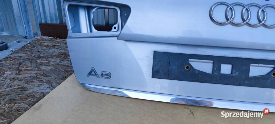 KLAPA TYLNA TYŁ AUDI A6 C7 LIFT SEDAN LZ7G ORG Klapy bagażnika Przystajń