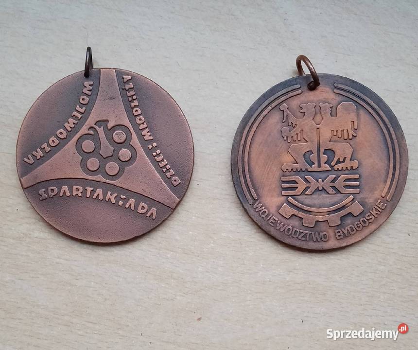Medale brązowe Spartakiada Dzieci i Młodzieży Nakło nad Notecią sprzedam