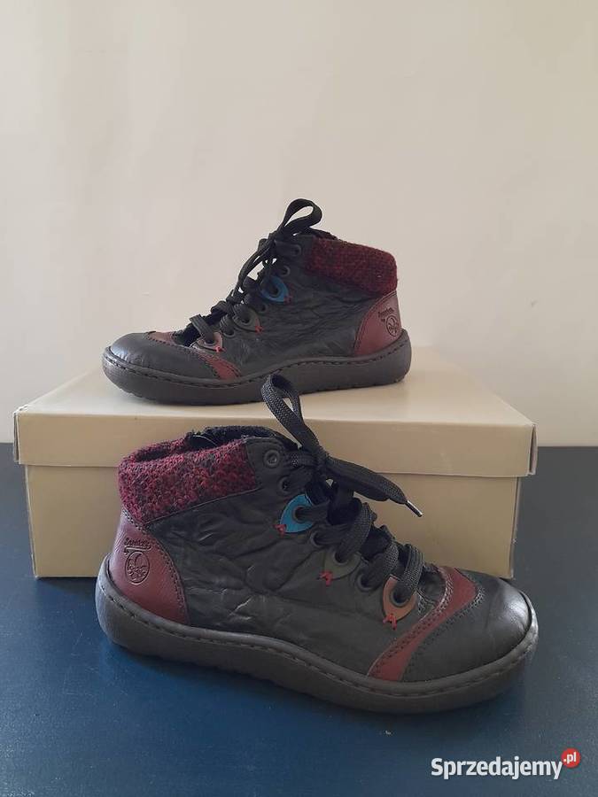 Skórzane buty jesienne Rieker 37 Rieker Bogatynia