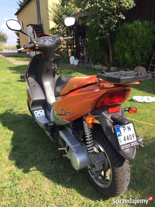 Skuter LINGBEN 50 dodatki KONIN SZYBKI kupiony w polskim salonie Konin