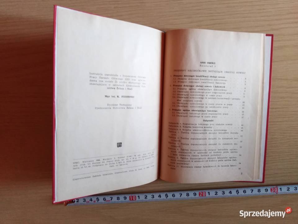 Instrukcja hakowych zabytek historia