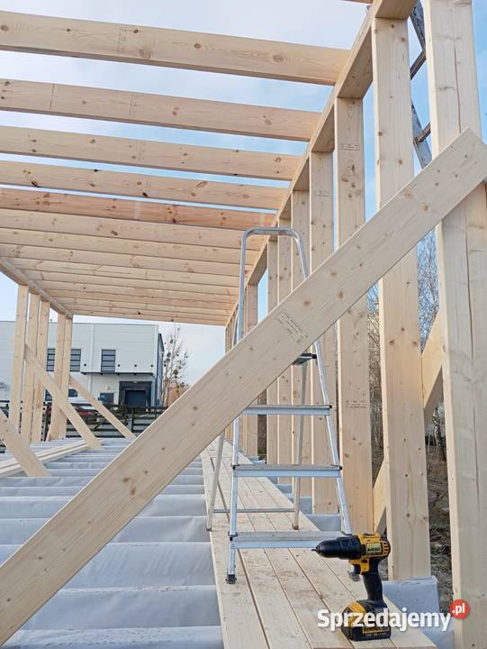 Domek letniskowy 35m2 Taras 23m2 Pergola Tarasem Olsztyn