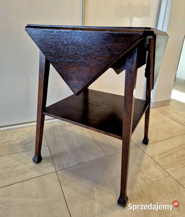 Stary stolik dębowy klapak Meble Antyki, Sztuka, Kolekcje kujawsko-pomorskie Bydgoszcz