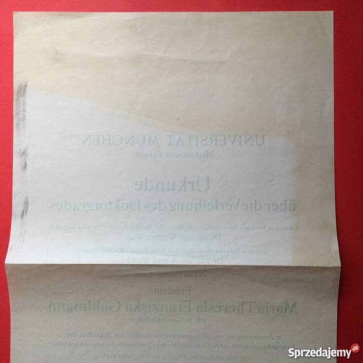 158 Niemiecki Certyfikat Szczecin sprzedam