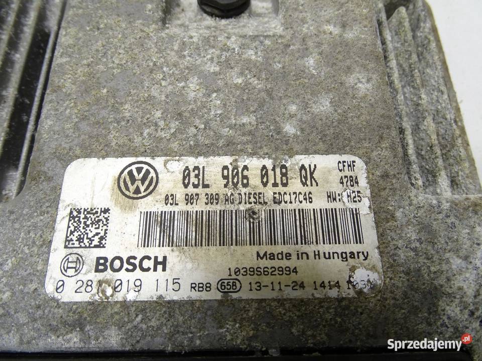 KOMPUTER STEROWNIK SILNIKA ECU 03L906018QK SKODA sprzedam