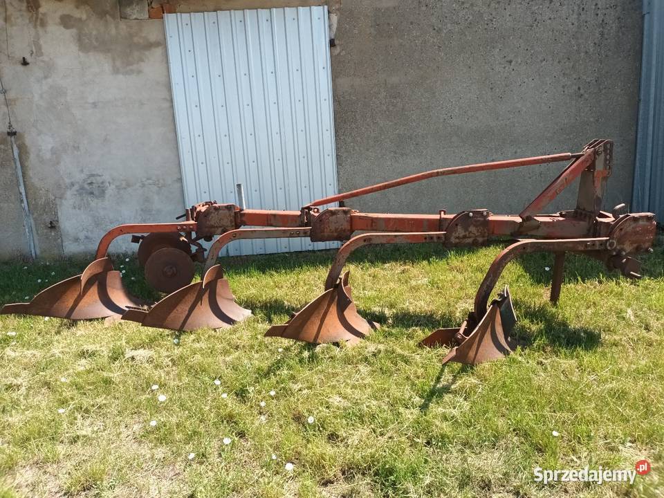 Pług Kverneland Fraugde 4 skiby 31 16 303540 uszkodzony pomorskie Starogard Gdański
