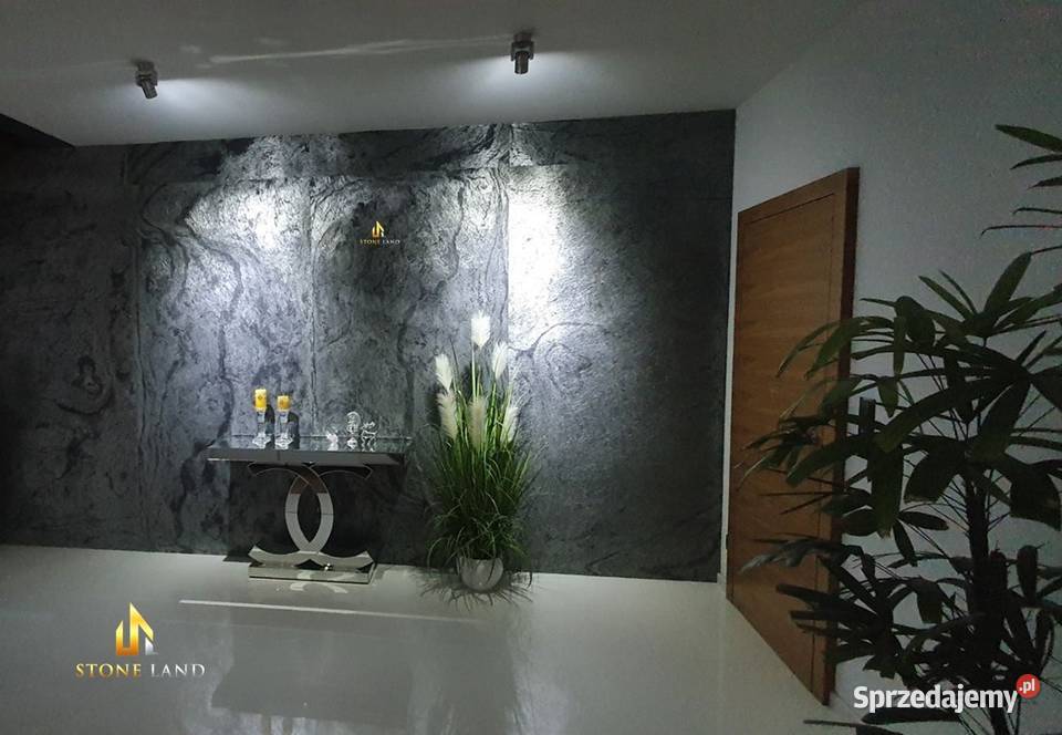 Fornir kamienny Silver Shine DARK na ścianę