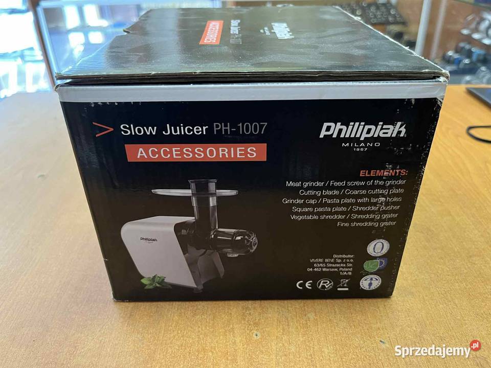 Philipiak PH1007 wyciskarka wolnoobrotowa Elbląg
