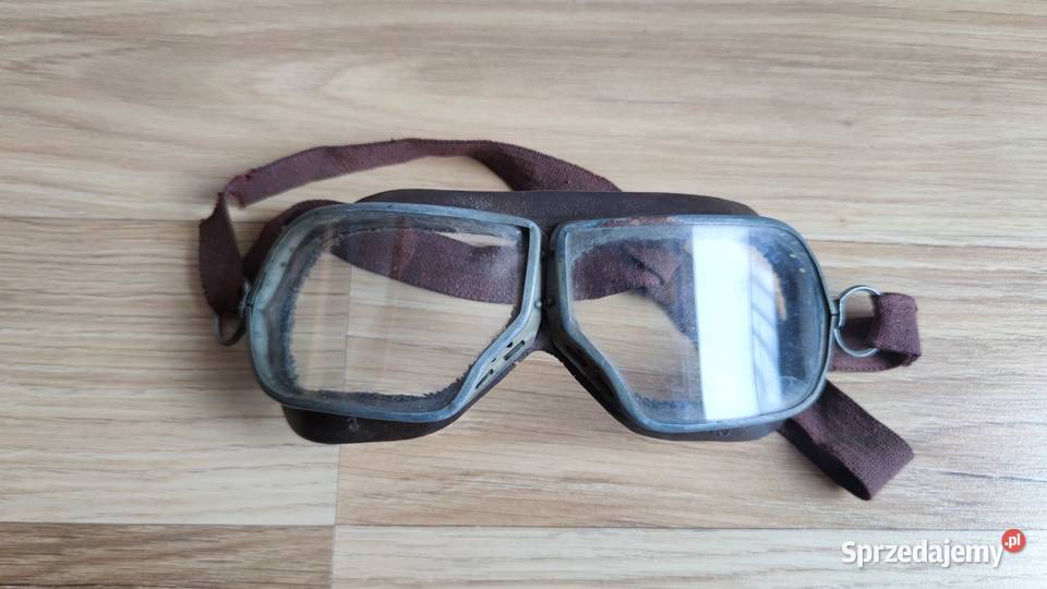 Gogle motocyklowe prl Warszawa