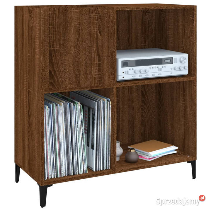 Szafka na płyty brązowy dąb 845x38x89 WM832004 mazowieckie Warszawa