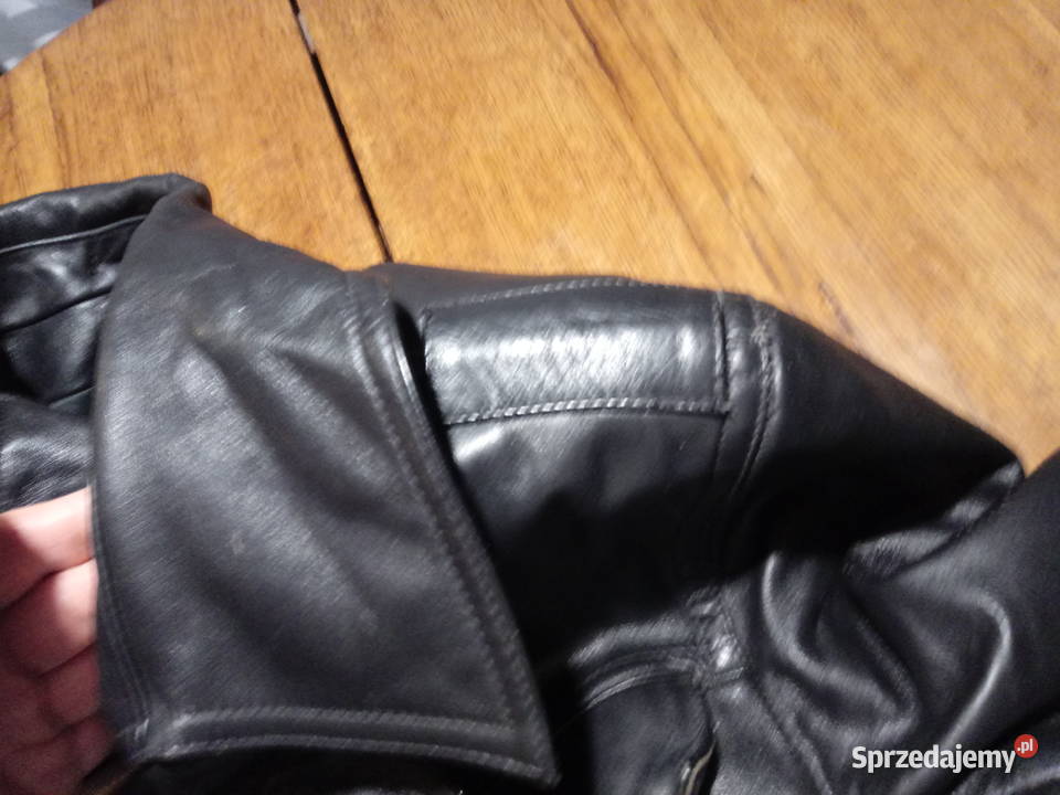 skórzana kurtka mundurowa policji niemieckiej Piotrówek