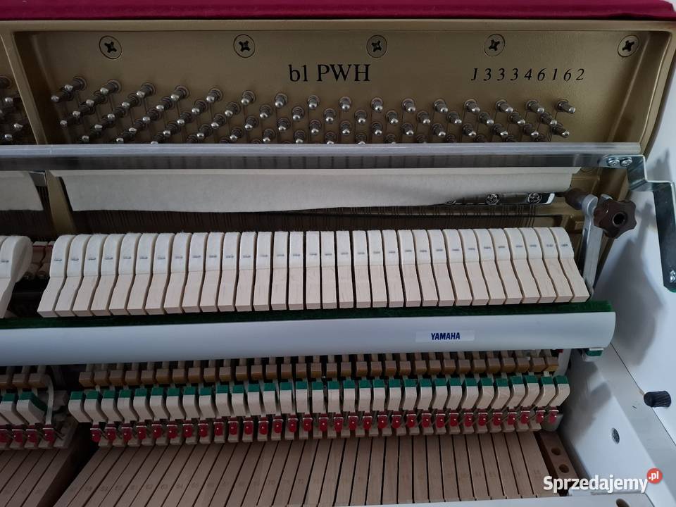 Pianino Yamaha B1 PWH stan fabryczny białe Brzesko