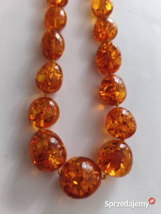 Naszyjnik Bursztyn Vintage Białystok sprzedam