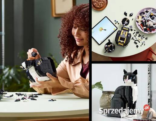 LEGO IDEAS 21349 białoczarny KOT OKAZJA NA CE  Warszawa