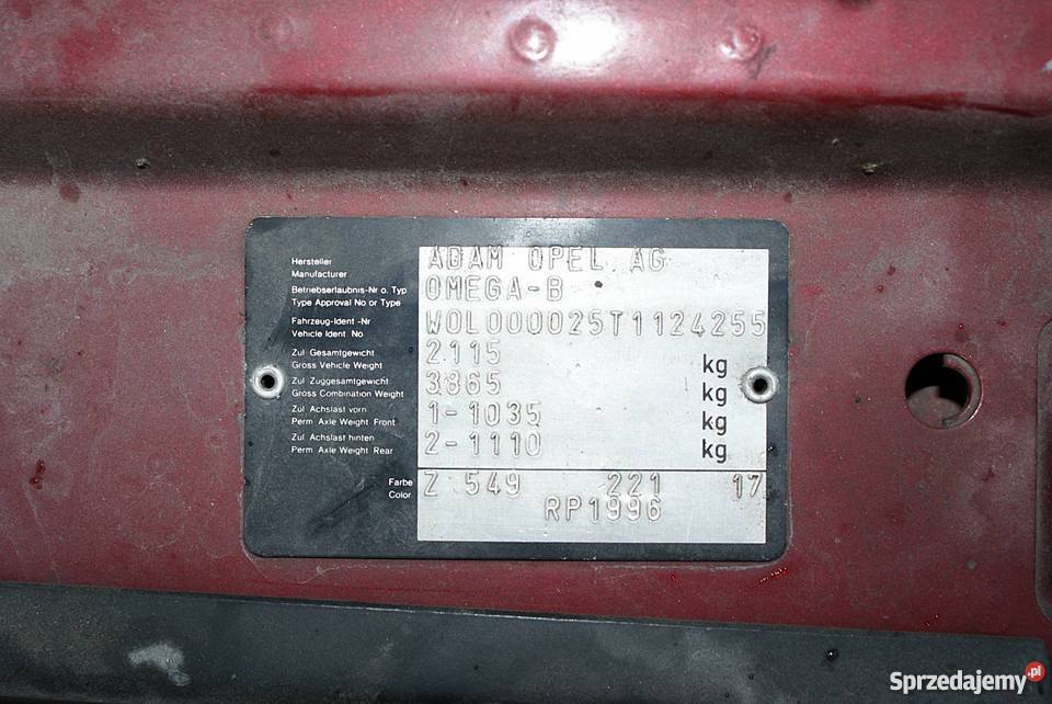 Opel Omega 25 16V Benzyna manualna Olsztyn