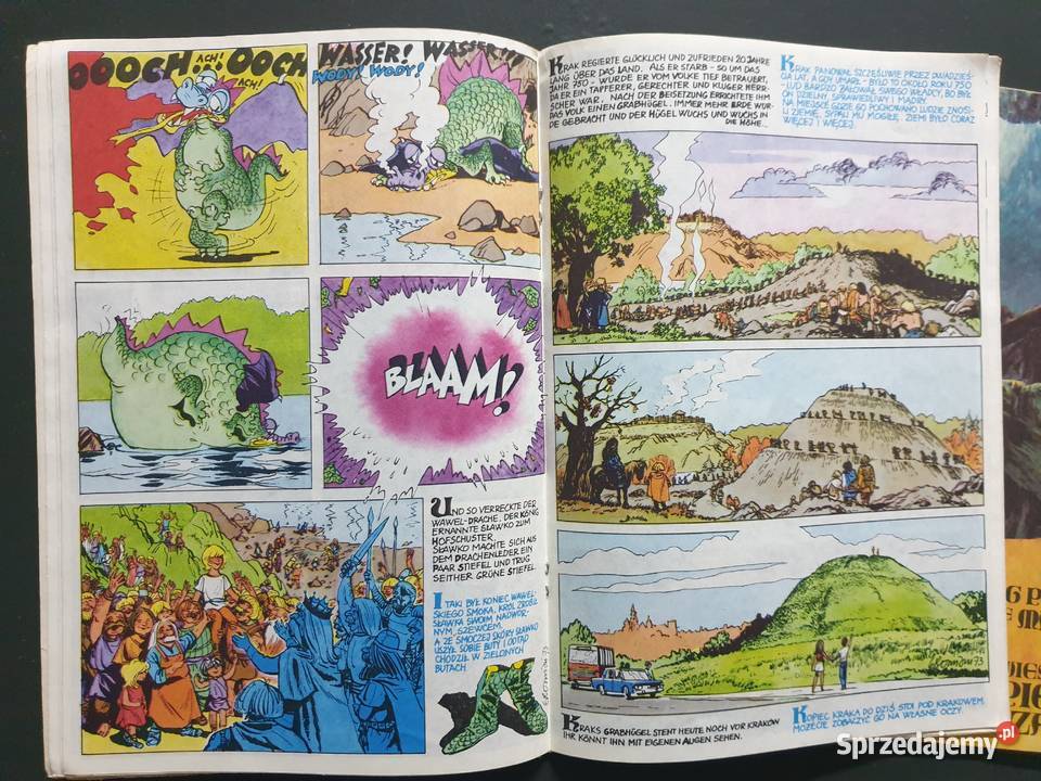 Legendy Polskie 2 dwujęzyczne komiksy niemiecki Komiksy Gdynia