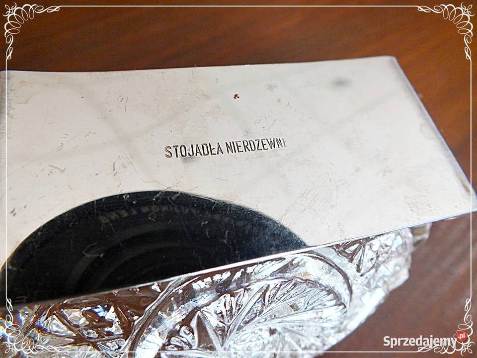 Żardiniera Stojadła Nierdzewneszklana miseczka lubuskie Żary