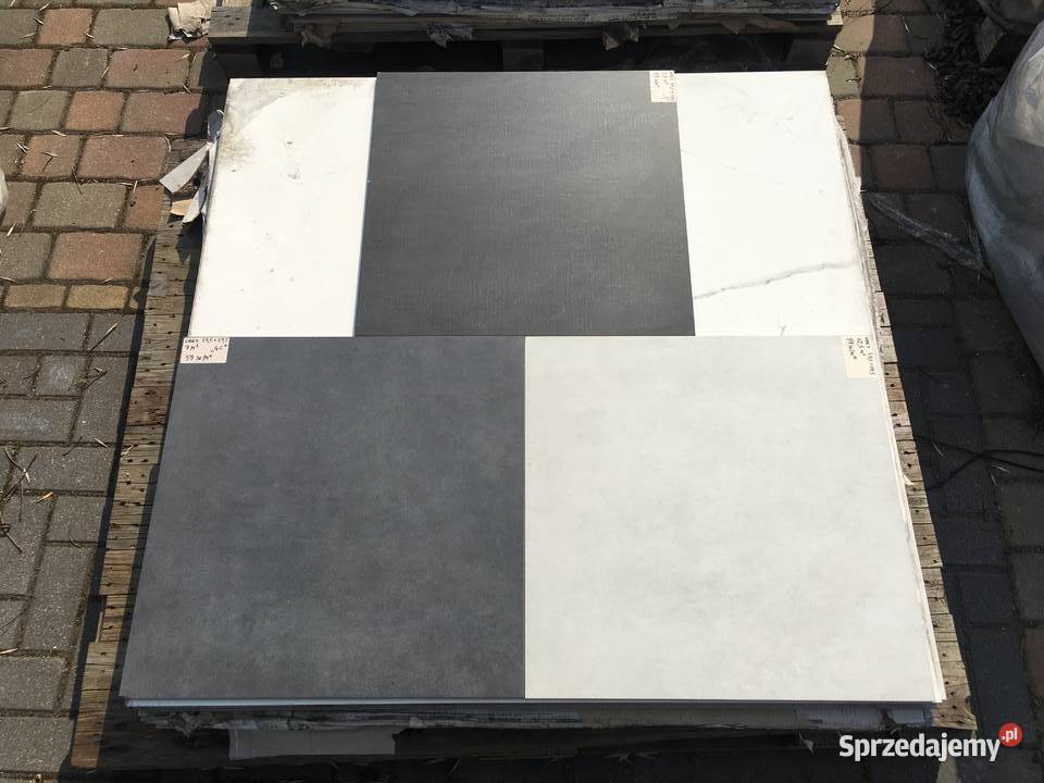 Gres płytka podłogowa antracytowy 595x595 made Reguły