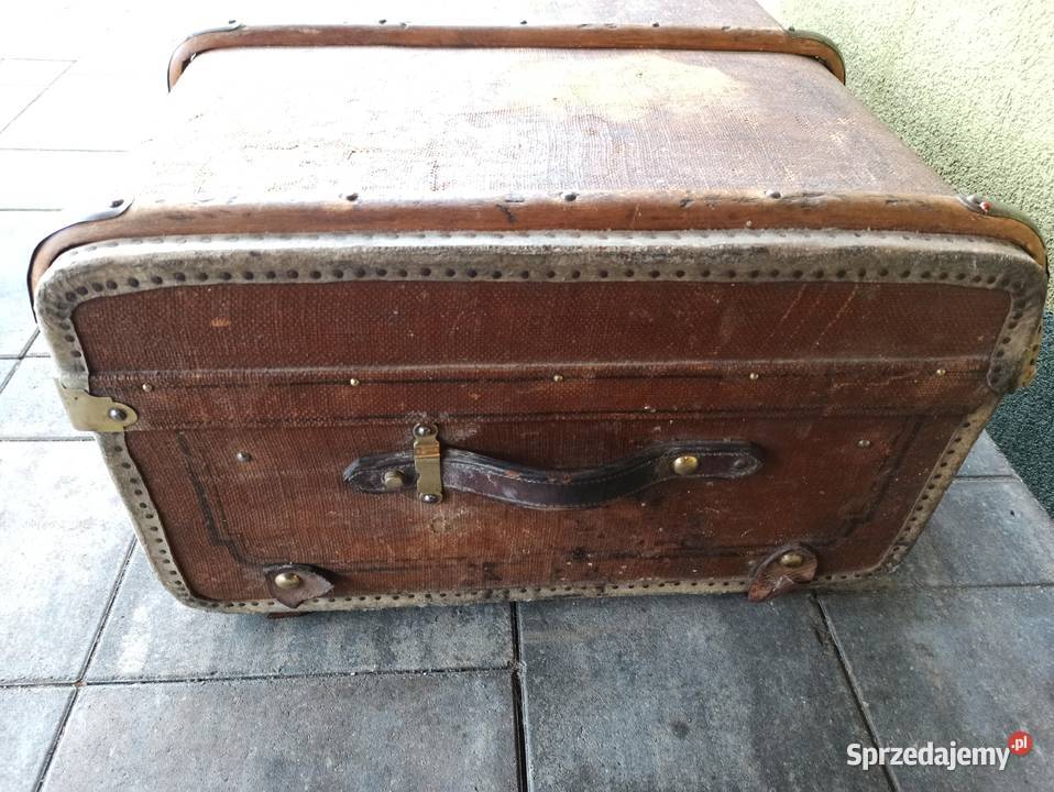 Walizka kufer Wilhelm Schugt antyk unikat