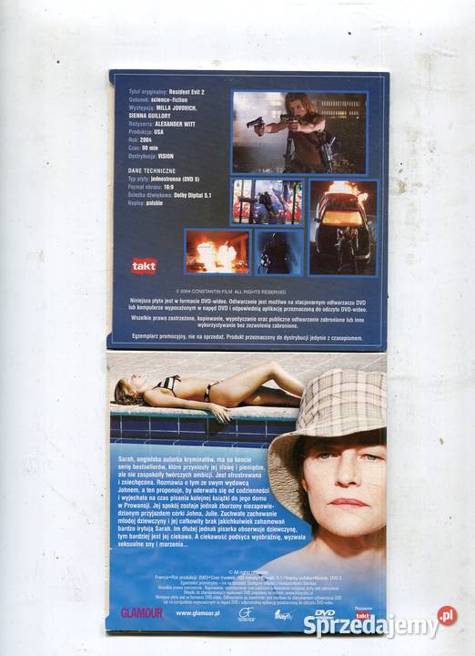 Basen Resident Evil 2 2 Filmy DVD Szczecin sprzedam