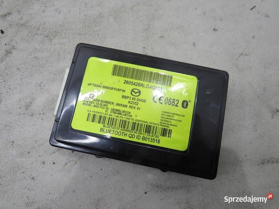 MODUŁ BLUETOOTH BBP3 66 DHOB MAZDA 2 DJ