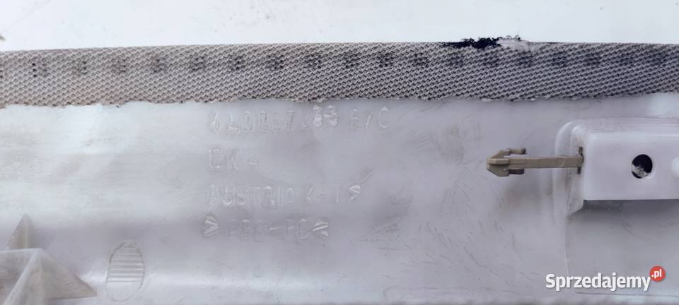OSŁONA SŁUPKA A LEWA AUDI Q7 4L 4L0867233 Tapicerki samochodowe Przystajń
