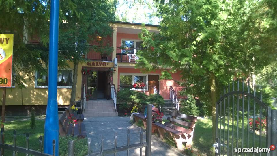 Ośrodek wypoczynkowyhotel 2 budynki remoncie dojazd asfaltowy Mierzyn