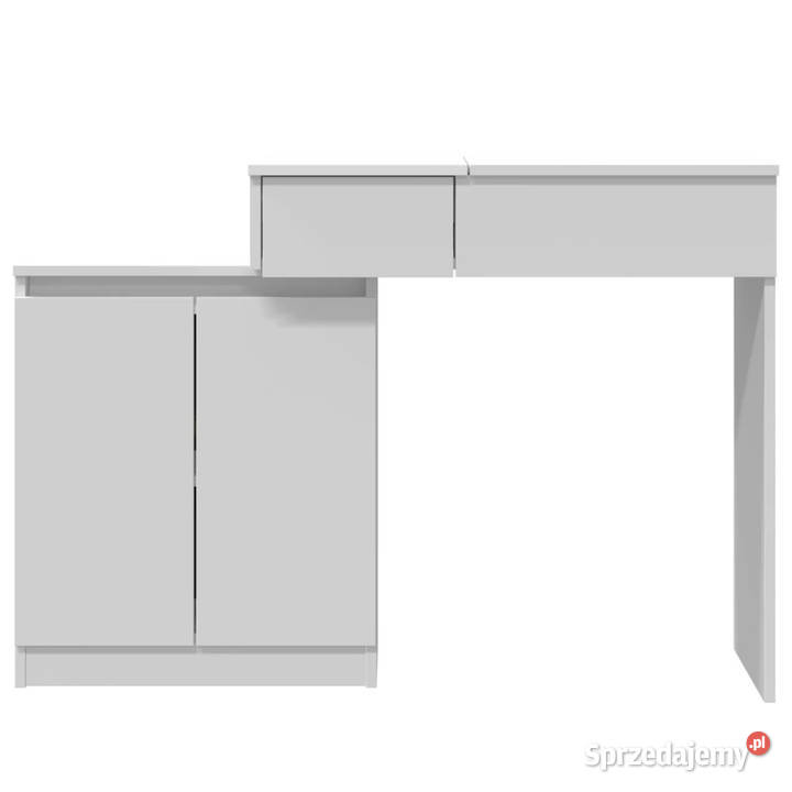 Toaletka z oświetleniem LED biała 115x37x1105 Warszawa