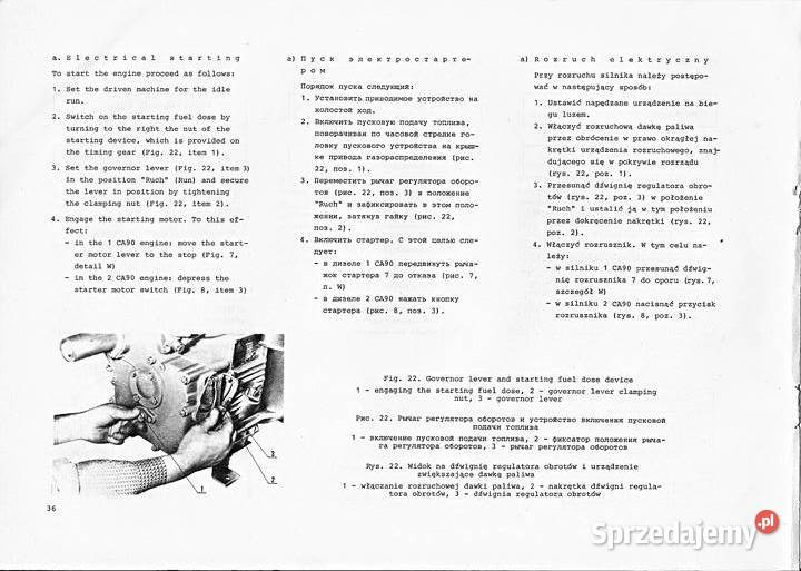 Instrukcja obsługi 2ca90 podkarpackie sprzedam