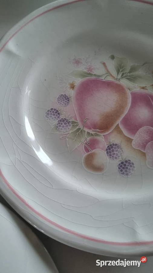 Talerze Deserowe Ceramika Włoska Ironstone Wola Podłężna