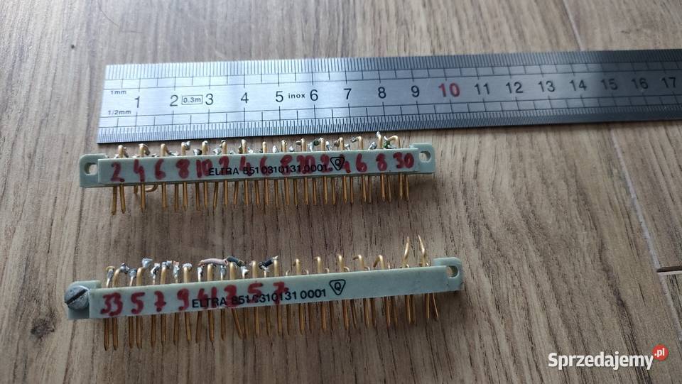 Złącze złocone ELTRA Lic ITT Cannon 851 031 013 Szczecin