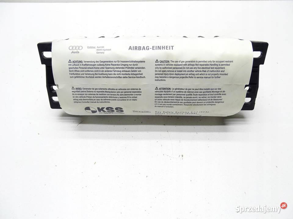 PODUSZKA POWIETRZNA PASAŻERA AIRBAG AUDI A4 B8 osobowe