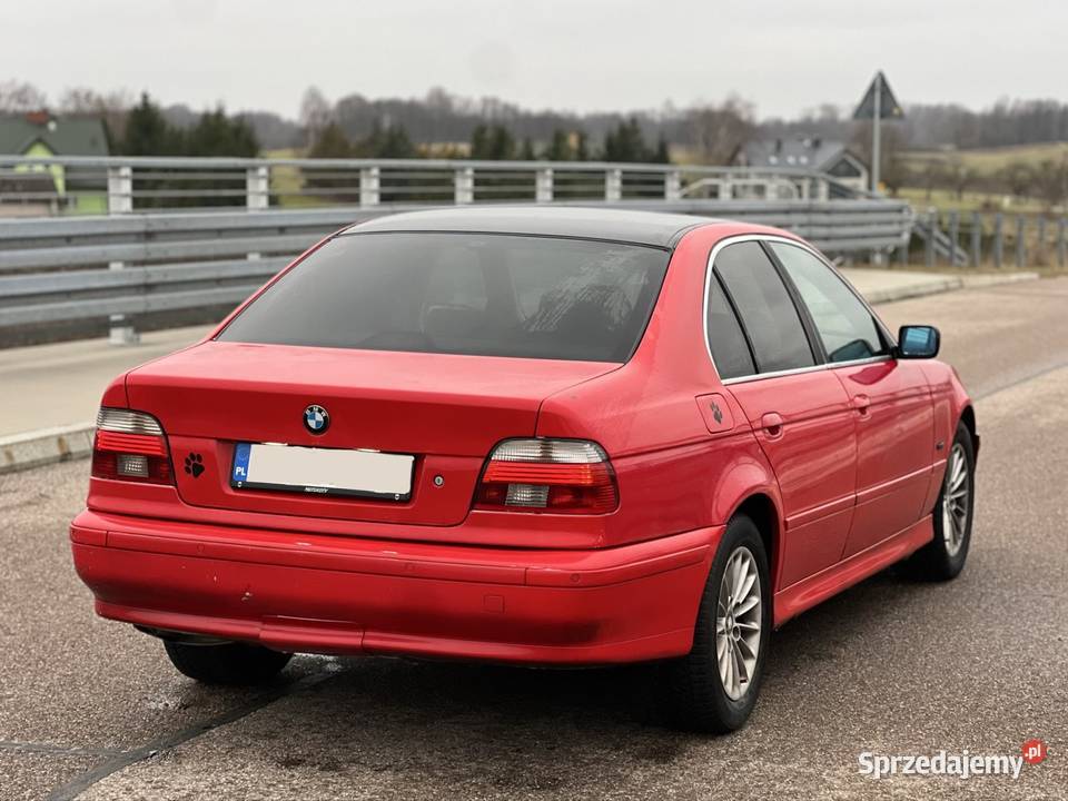 BMW E39 30d M57D30 manual Hellrot Suwałki