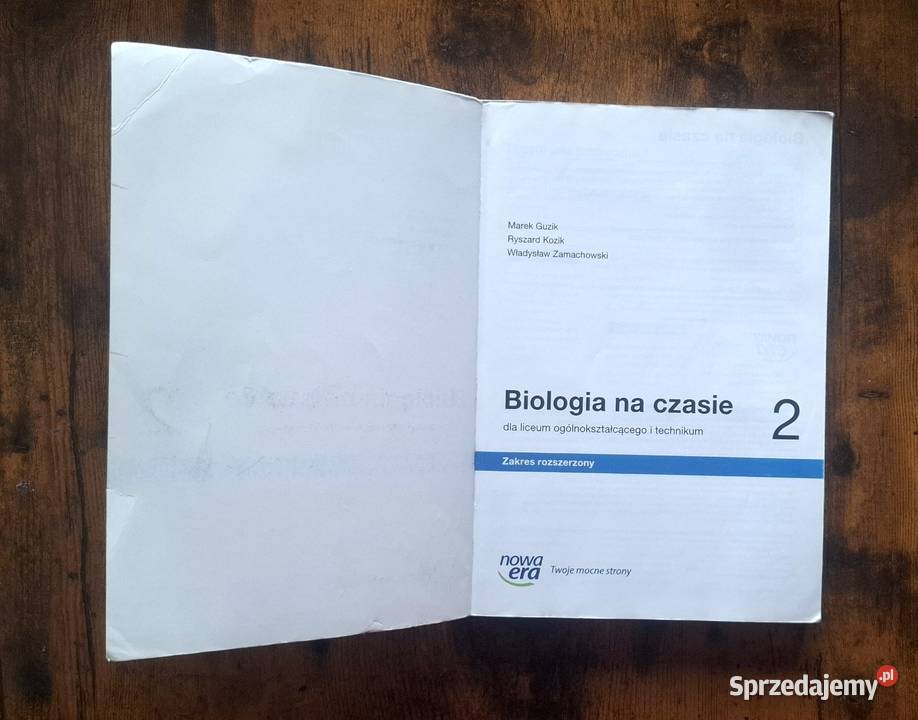 Podręcznik Biologia na czasie 2 Nowa Era Zakres Drawsko
