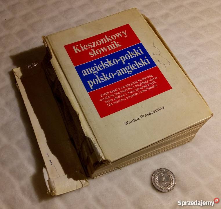 Kieszonkowy słownik angielskopolski słowniki Rogoźnik