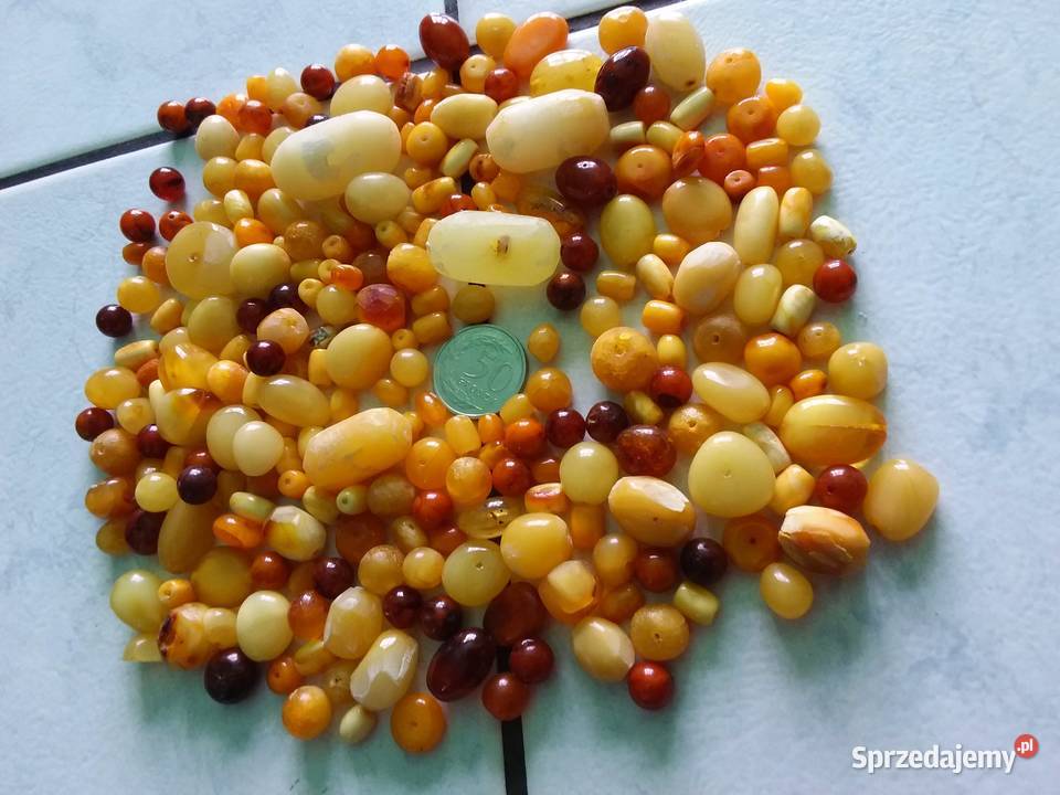 105grAntyczne koraliki z 100 NATURALNEGO