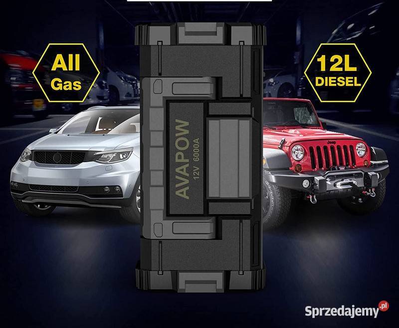 Booster rozruch JUMP STARTER AVAPOW T8 Gdańsk