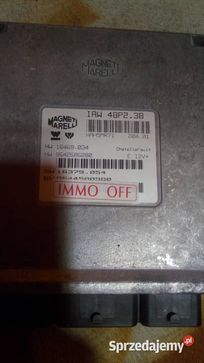 Peugeot 206 cc ECU komputer sterownik Komputery Sandomierz