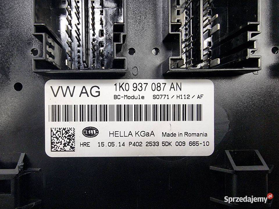 MODUŁ SKODA SUPERB II KOMFORTU 1K0937087AN Lipno sprzedam