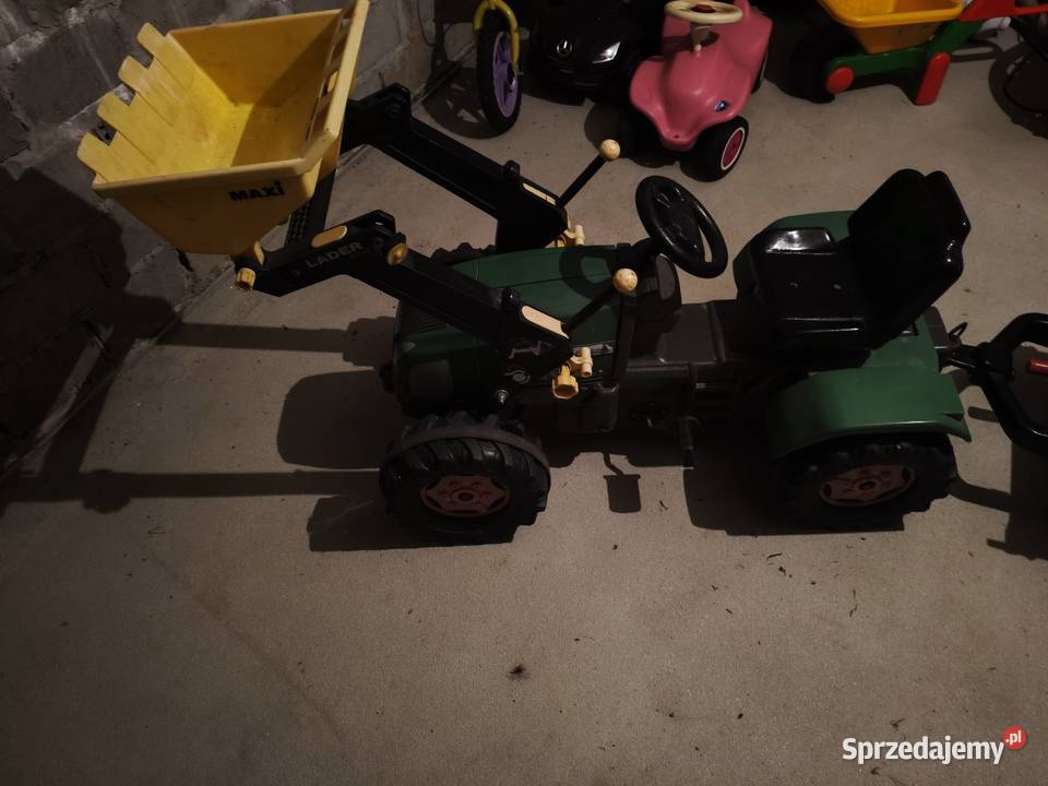 Traktorek na pedały Fendt przyczepa Głogówek sprzedam