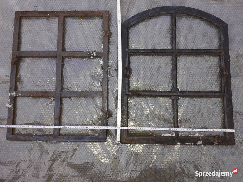 Okno żeliwne żeliwo Stare antyk Pozostałe śląskie Częstochowa