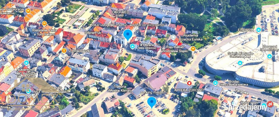 Lokal wynajmę 150m2 Wodzisław Śląski od ulicy