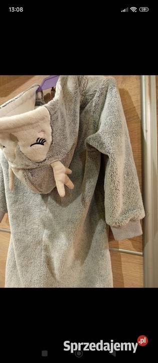 Kombinezon polarowy little kids renifer szary Zwierzyniec