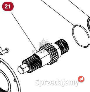 Massey Ferguson 7718S 7718 S 1804A DYNA 6 Wał Jastrzębniki sprzedam